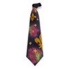 A Gorgeous Tie Full of Color, NOK's Fleur-de-Lis Hand-Painted Tie
