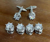 All Knot-ed Up with these Cubic Zirconia, Hand Crafted CZ Formal Wear Sets