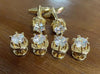 All Knot-ed Up with these Cubic Zirconia, Hand Crafted CZ Formal Wear Sets