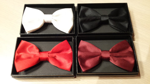 Solid, Solid colors, Solid around your neck, bow ties!