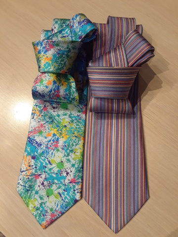 N O Knots Exclusive, the Finest Silk - Multi & Vertical, Hand Made in Europe!