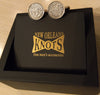Water Meter Cuff Links, 925 Silver